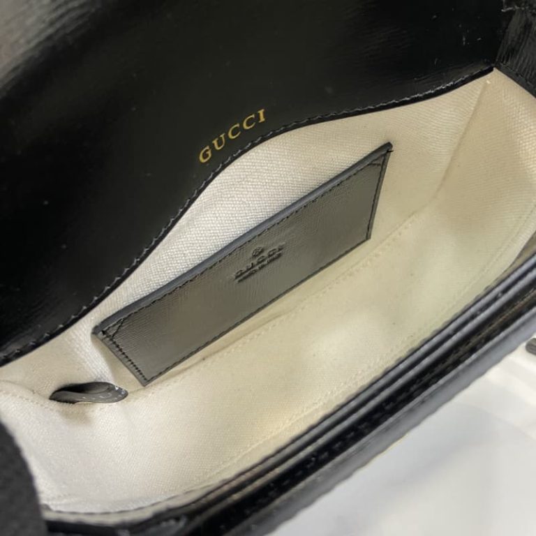 GUCCI best quality women mini handbag shoulder bag Flap closure and detachable shoulder design-12