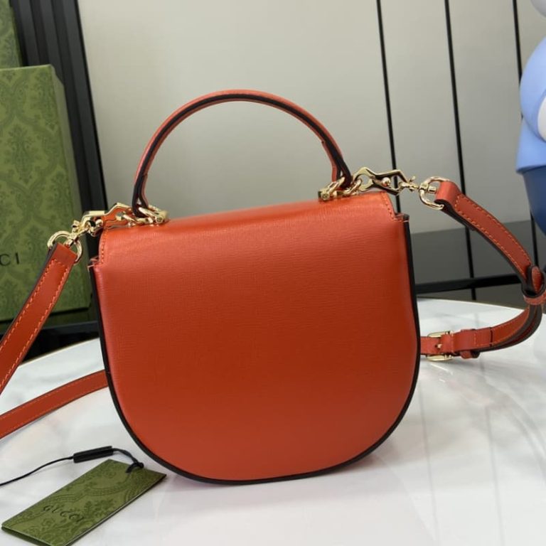GUCCI best quality women mini handbag shoulder bag Flap closure and detachable shoulder design-2