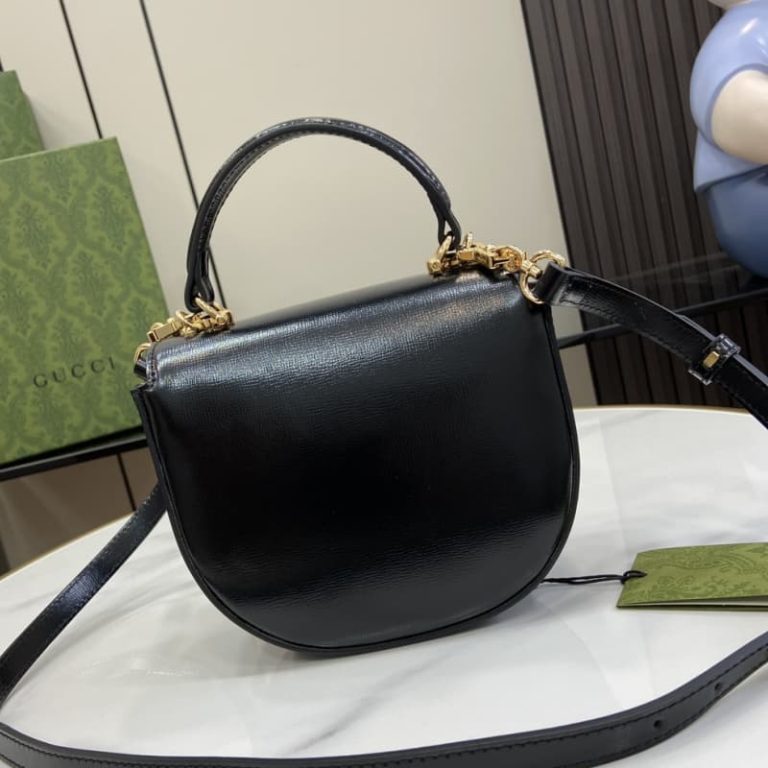 GUCCI best quality women mini handbag shoulder bag Flap closure and detachable shoulder design-6