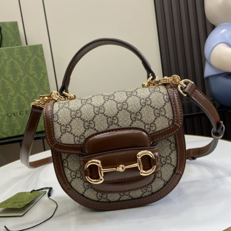 GUCCI best quality women mini handbag shoulder bag Flap closure and detachable shoulder design-7