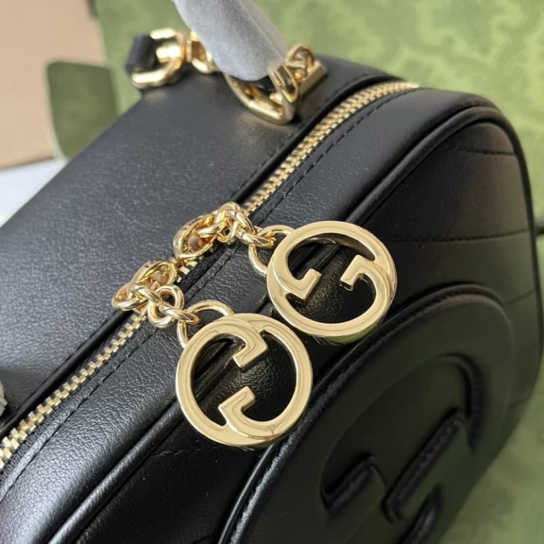 GUCCI best quality women shoulder bag handbag round interlocking double G double zipper closure-12