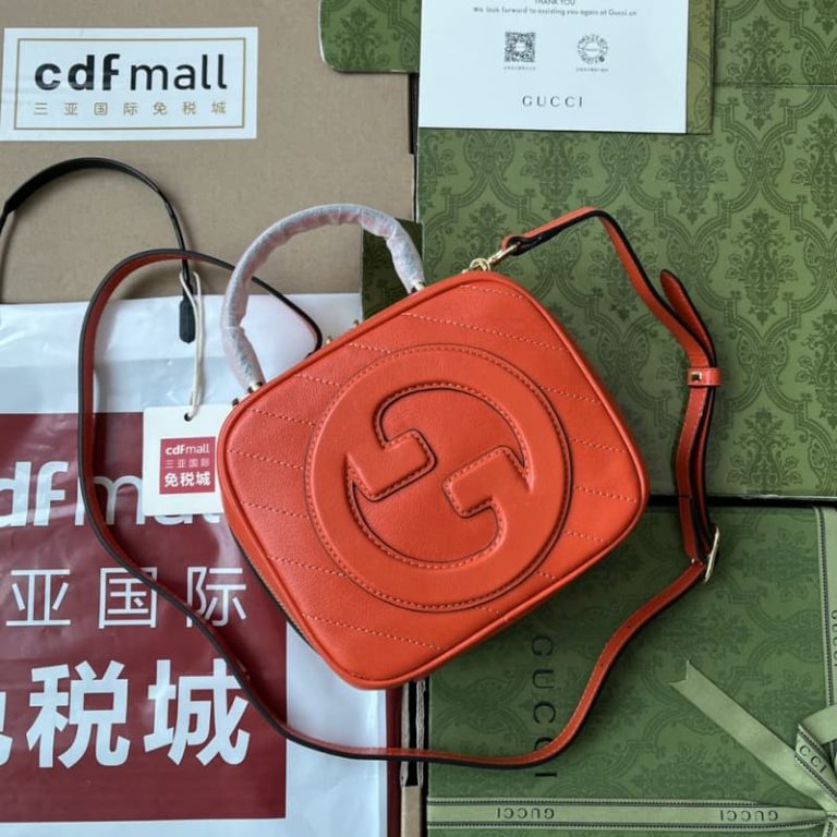 GUCCI best quality women shoulder bag handbag round interlocking double G double zipper closure-9