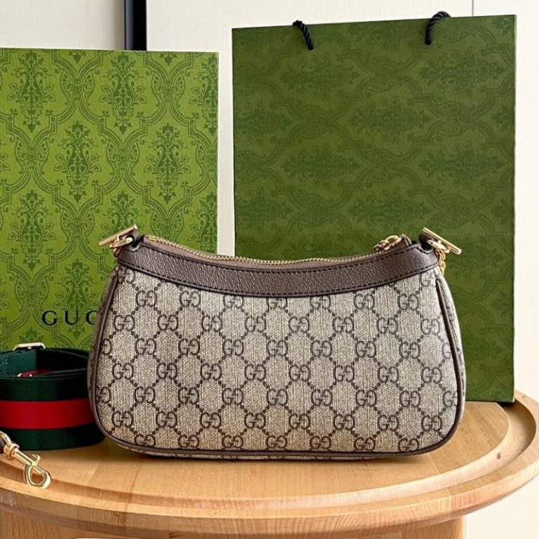 GUCCI high quality women handbag double G pendant front decorated with double G decoration-6