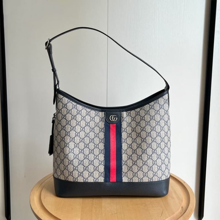 GUCCI high quality women handbag shoulder bag Letters embroidered surface Front with double G logo-1