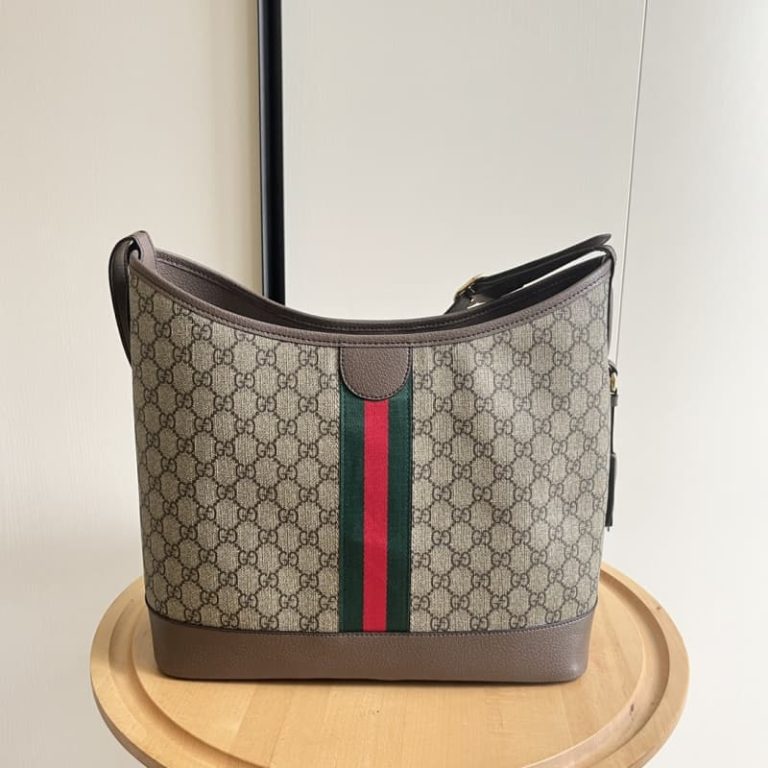 GUCCI high quality women handbag shoulder bag Letters embroidered surface Front with double G logo-6