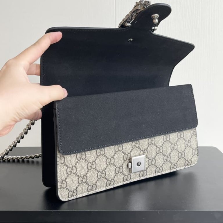 GUCCI high quality women shoulder bag handbag Flap design Horseshoe shape accessories-16