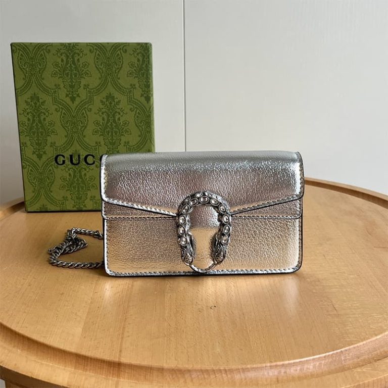 GUCCI high quality women shoulder bag handbag Flap design rhinestone accessories decoration-3
