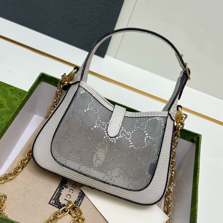 GUCCI high quality women shoulder bag handbag surface GG pattern and gold logo accessories design-6