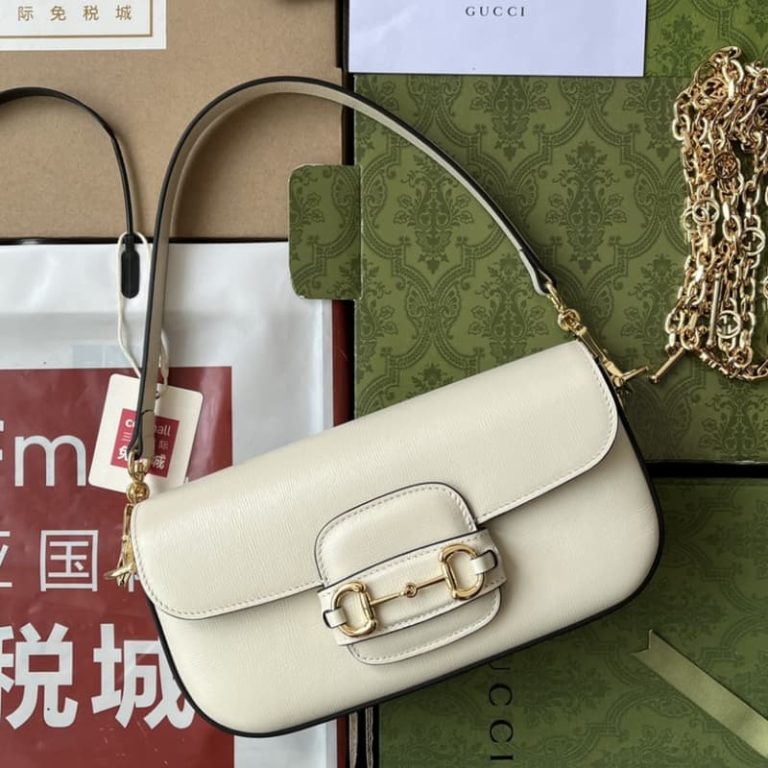 GUCCI high quality women shoulder bag handbag with flap design and gold color accessories on the front-5