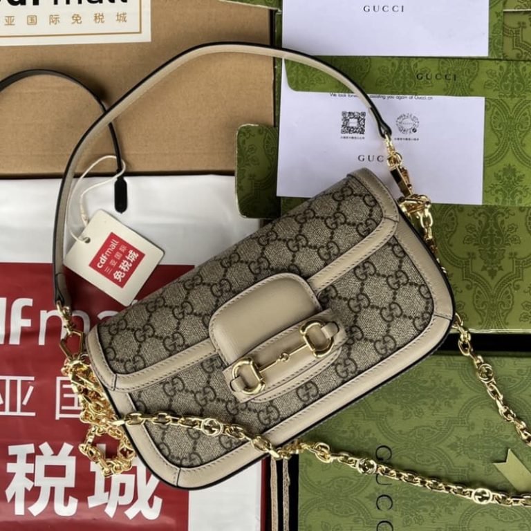 GUCCI high quality women shoulder bag handbag with flap design and gold color accessories on the front-9