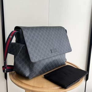 Gucci high quality GG Supreme Diaper Bag 44×28×14cm LB379