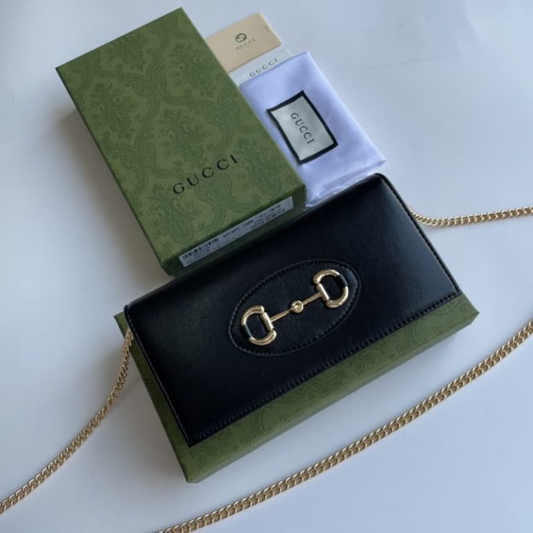 Gucci Horsebit 1955 Wallet With Chain-16