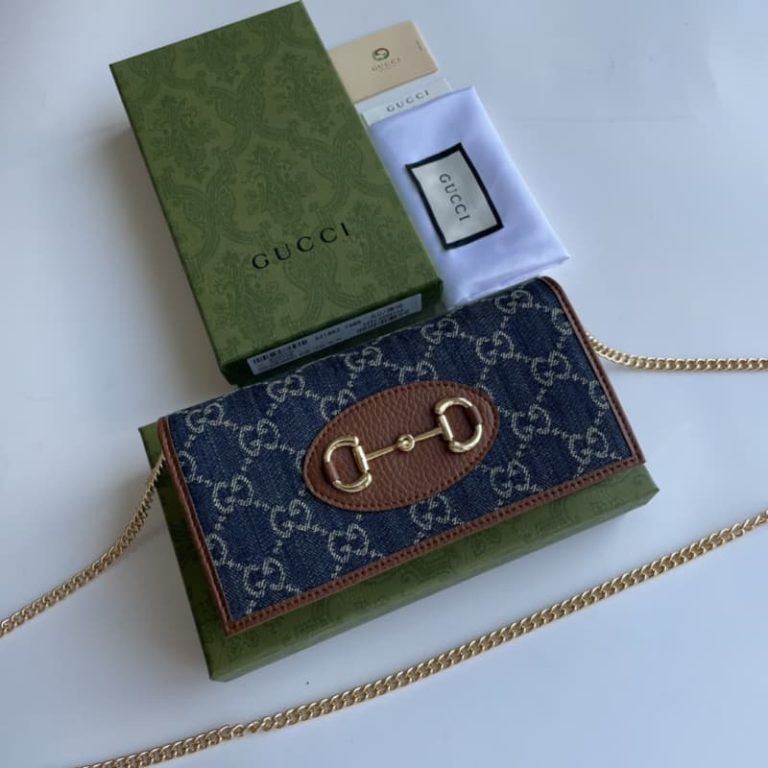 Gucci Horsebit 1955 Wallet With Chain-7