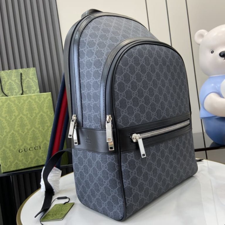 Gucci Logo Debossed Buckle Detailed Backpack-2