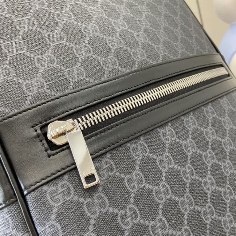 Gucci Logo Debossed Buckle Detailed Backpack-5