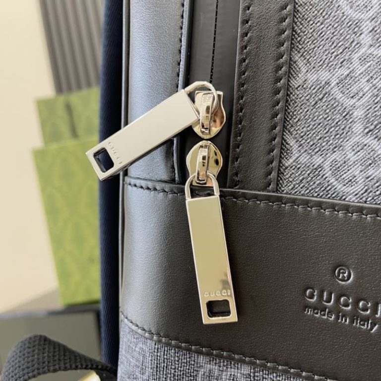 Gucci Logo Debossed Buckle Detailed Backpack-6