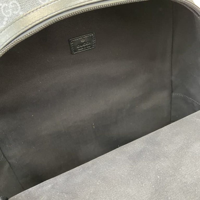 Gucci Logo Debossed Buckle Detailed Backpack-7