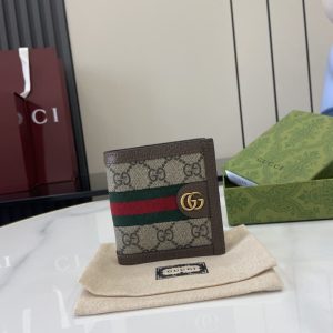 Gucci best quality GG Supreme Ophidia Wallet 10x10xm LB439