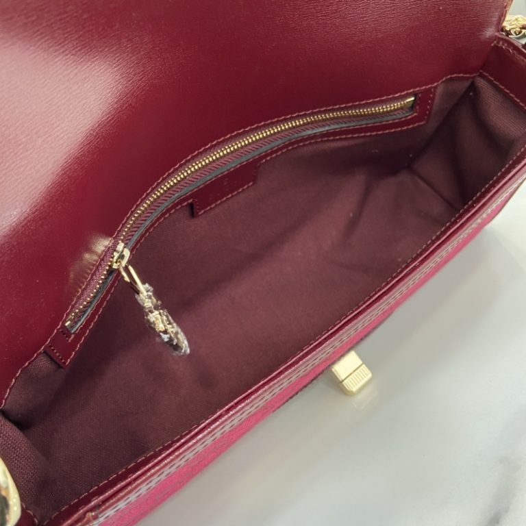 Gucci best quality Luce Schultertasche in rosafarbener GG Canvas-7