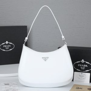 Prada high quality Spazzolato Cleo Shoulder Bag 26.5x15x4cm LB471