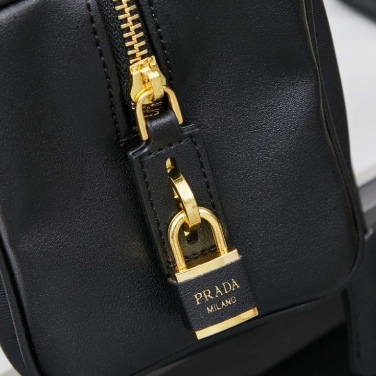 Prada Black medium top-handle bag-5