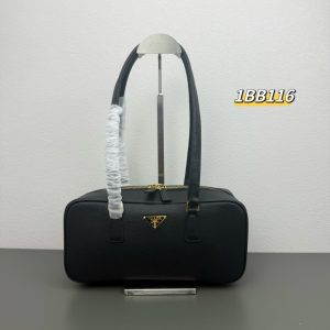 Prada high quality Leather Top-Handle Bag 30x14x8.5cm LB466