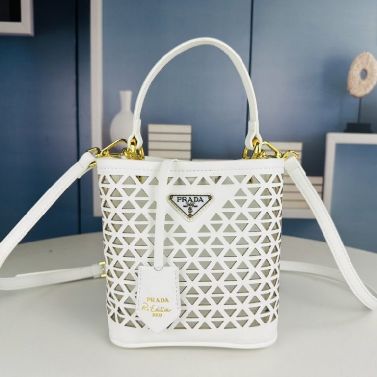 Prada Panier Leather Mini-bag with cut-out motif-1