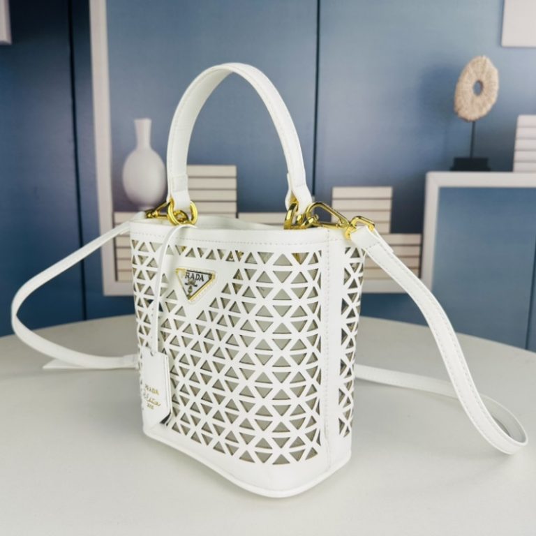 Prada Panier Leather Mini-bag with cut-out motif-2