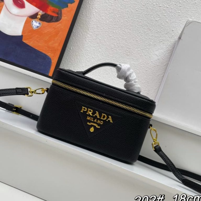High quality Prada new box bag women shoulder bag handbag front iconic logo pattern-3