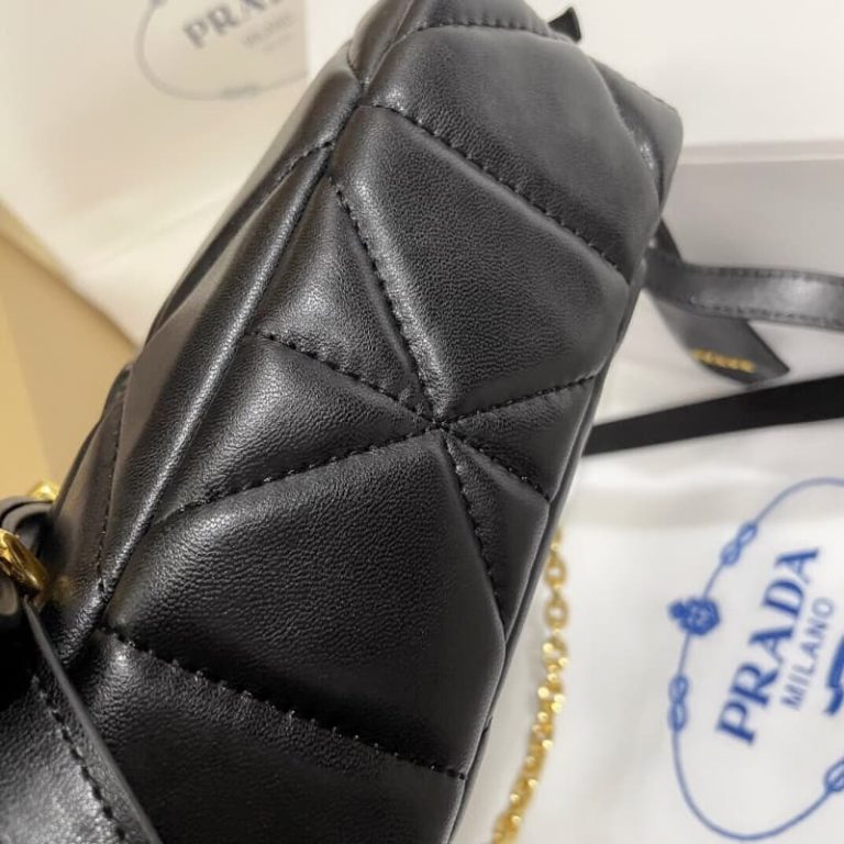 High quality Prada new diamond camera bag women shoulder bag handbag front iconic logo pattern-3