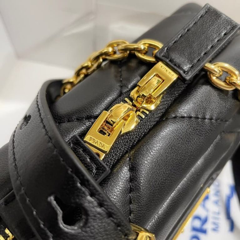 High quality Prada new diamond camera bag women shoulder bag handbag front iconic logo pattern-4