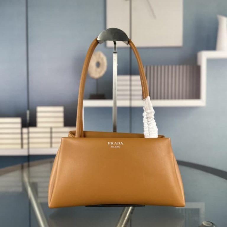 High quality Prada shopping bag women shoulder bag handbag front iconic logo pattern-9