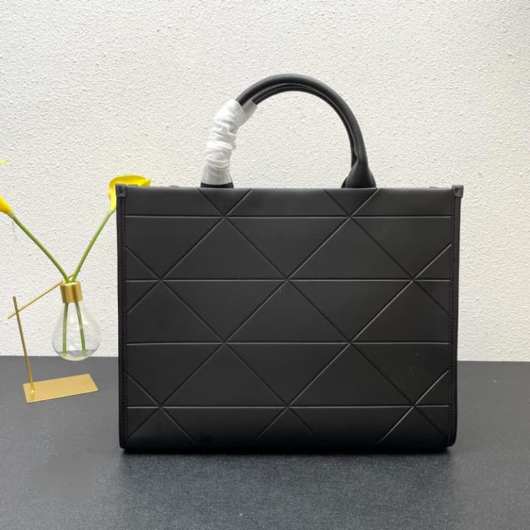 High quality Prada women handbag full cowhide tote bag Saffiano leather handle design Front iconic logo pattern LB499-2
