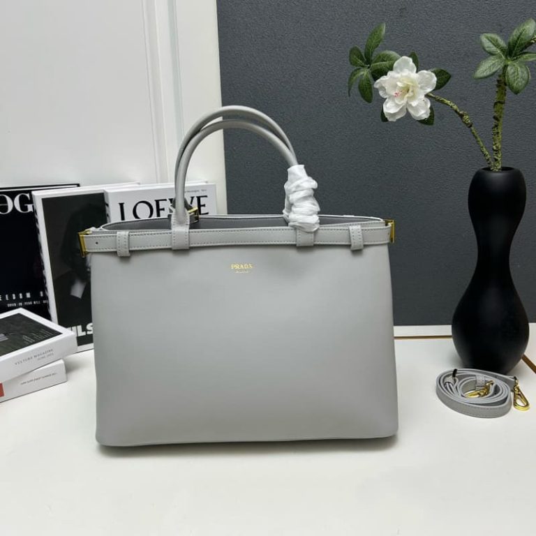 High quality Prada women handbag with iconic logo pattern on the front-3