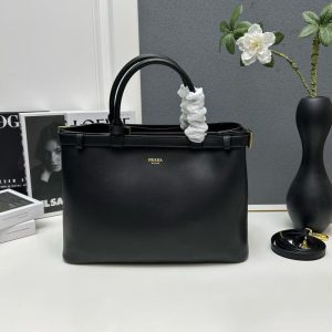 High quality Prada women handbag with iconic logo pattern on the front 35*25*14CM LB491