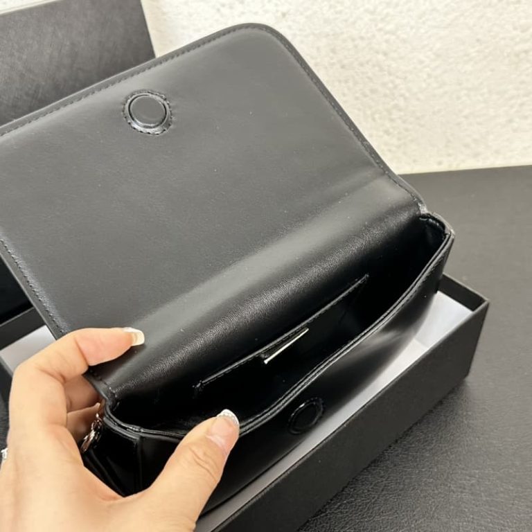 High quality Prada women shoulder bag crossbody bag clutch flap design front iconic logo pattern-5