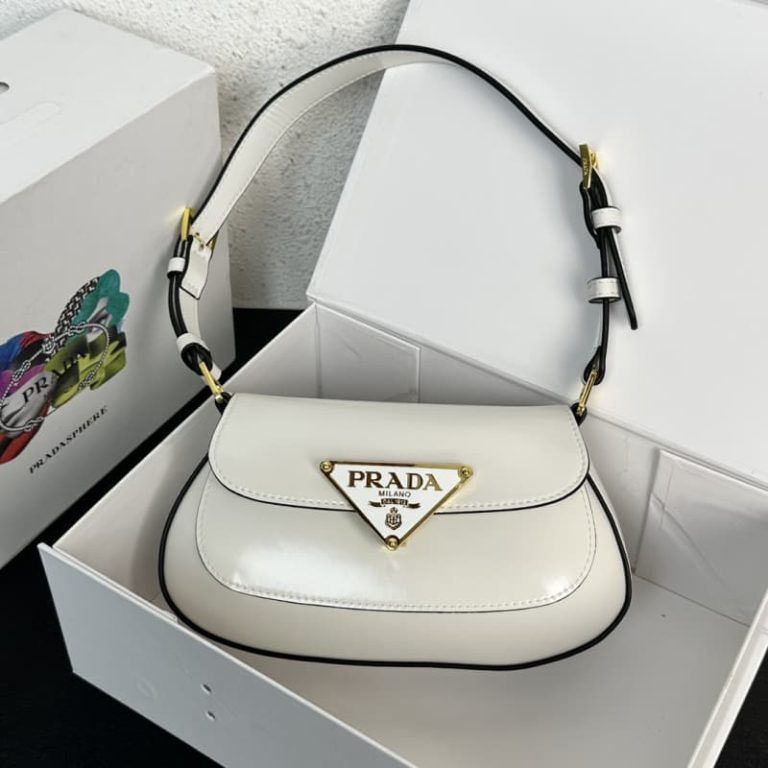 High-quality Prada women shoulder bag handbag front iconic logo pattern-1
