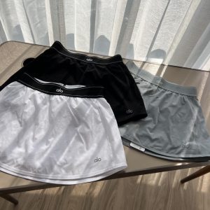 ALO Ribbon Tennis Skirt New Summer and Autumn Style Carefully Selected Fashion Icon in Yoga World Summer Sweet Girl Feeling FZ388