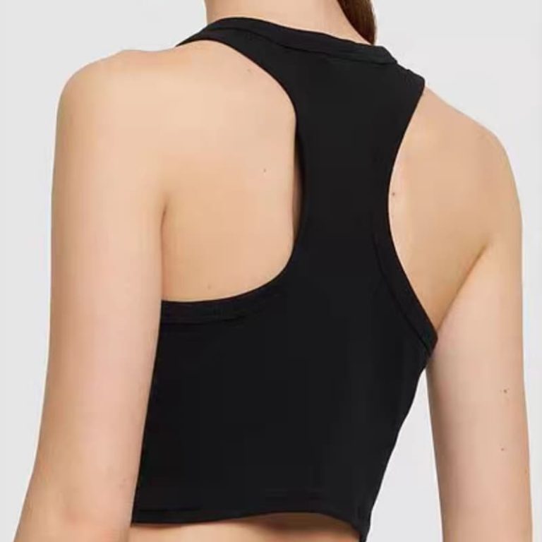 ALO new summer and autumn ribbed elastic sports vest for sports girls with a sweet summer look-9