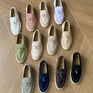 Loro Piana Summer Walk loafers Suede casual shoes Upper imported sheep suede SH186