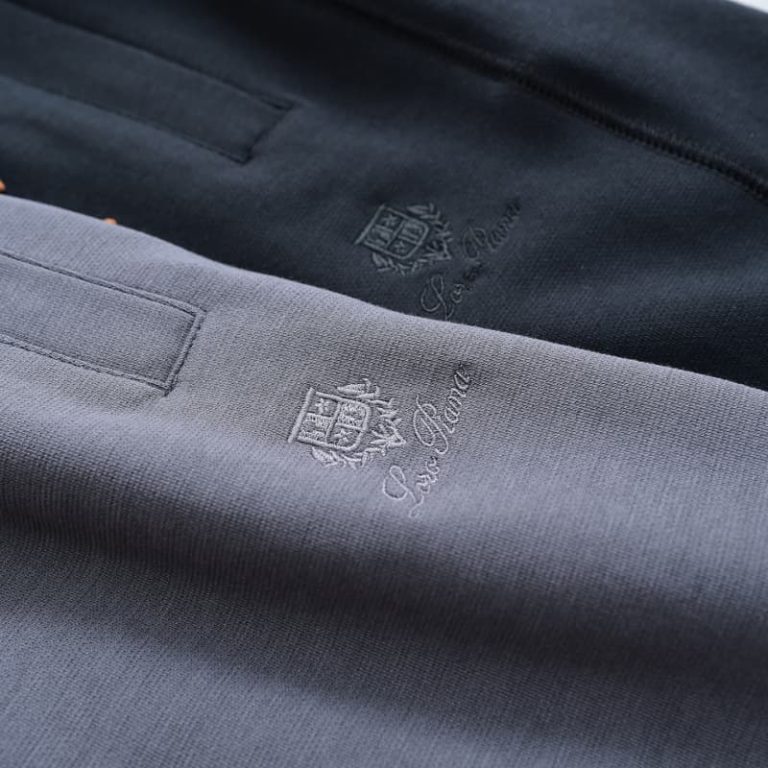 Loro Piana new cotton blended air cotton flat waist shorts casual and versatile casual and lazy style-5