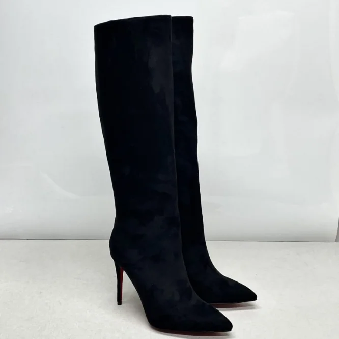 Suede heels boots SH11190