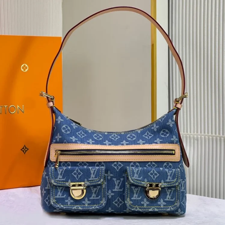 Is the High Imitation LV Denim Series Shoulder Bag Trend Here to Stay Fashion Expert Analysis