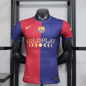 Spain-La Real Barcelona Player version Coldplay Special Home Soccer Jersey Sportswear GS021