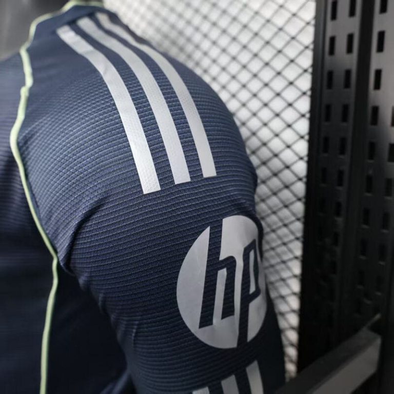 Spain-La Real Stripes Away Player Version Long sleeve jersey Summer Sportswear GS005-6