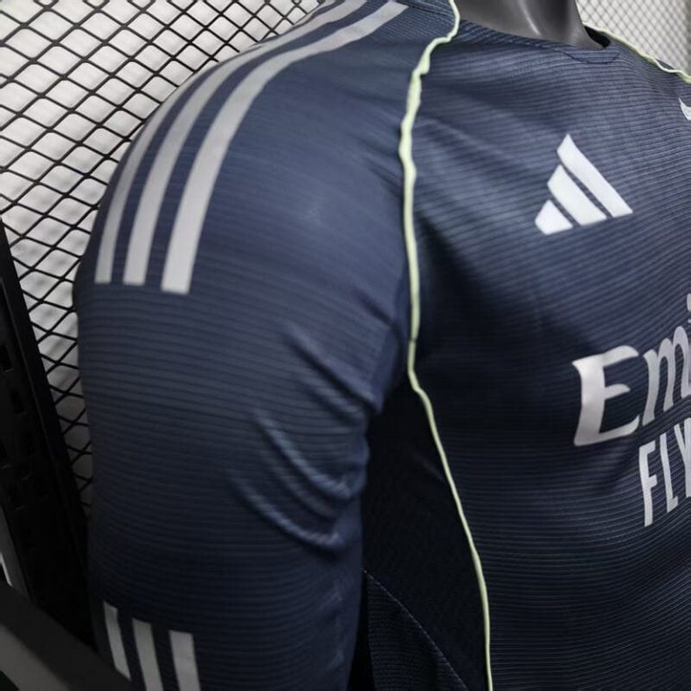 Spain-La Real Stripes Away Player Version Long sleeve jersey Summer Sportswear GS005-7