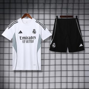 Spain-La Real Stripes White training suit Summer Sportswear GS004