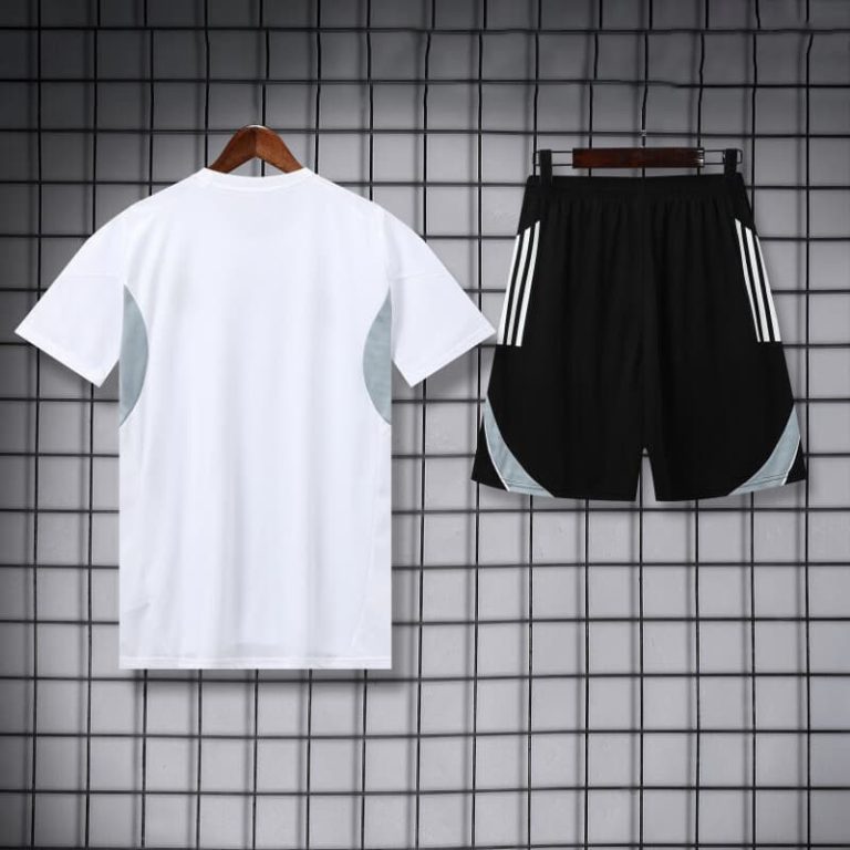 Spain-La Real Stripes White training suit Summer Sportswear GS004-2