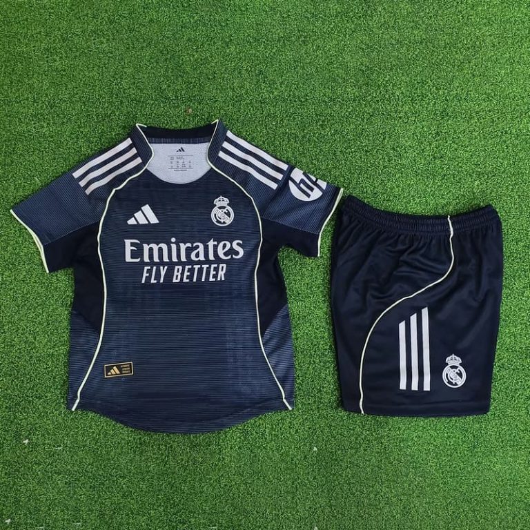 Spain-La Real Stripes away player version kid kit Summer Sportswear GS006-1