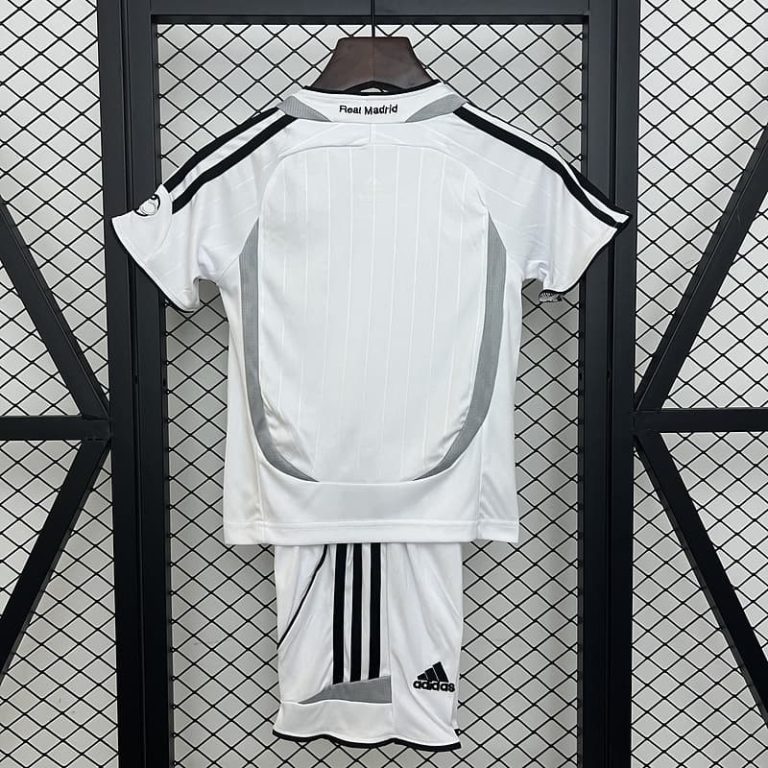 Spain-La Real White home retro kid kit Summer Sportswear GS009-2